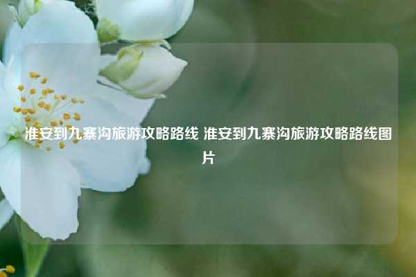 淮安到九寨沟旅游攻略路线 淮安到九寨沟旅游攻略路线图片