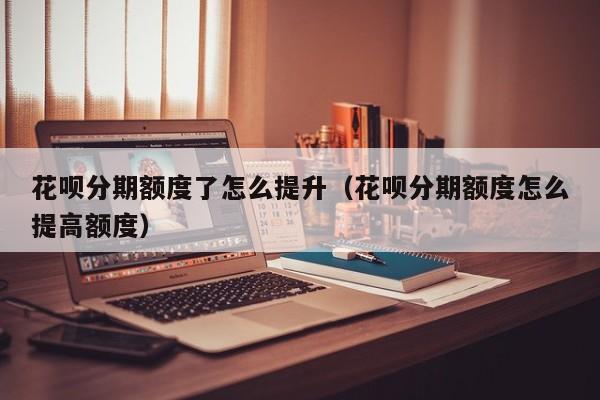 花呗分期额度了怎么提升（花呗分期额度怎么提高额度）