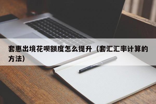 套惠出境花呗额度怎么提升（套汇汇率计算的方法）